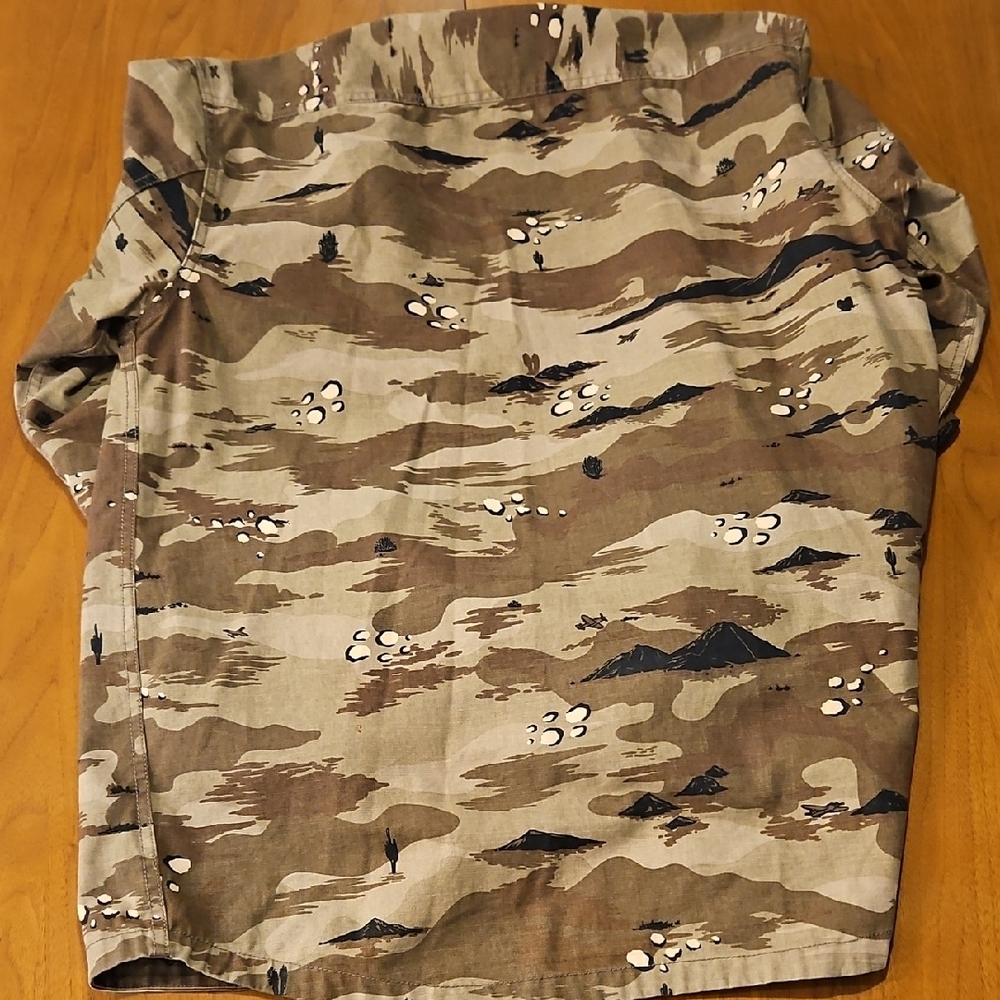 Vans Brown Camo Button-Up Jacket - Picture 6 of 6